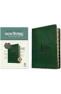 NLT Personal Size Giant Print Bible, Filament Enabled Edition (Red Letter, Leatherlike, Evergreen Mountain, Indexed)