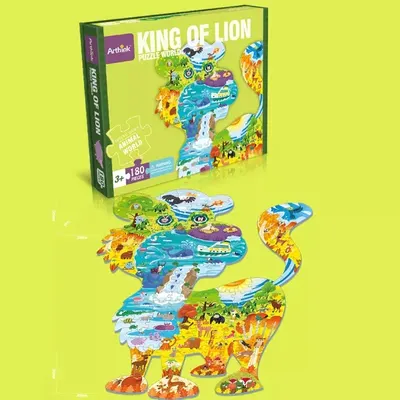 Puzzle in Forma de Leu