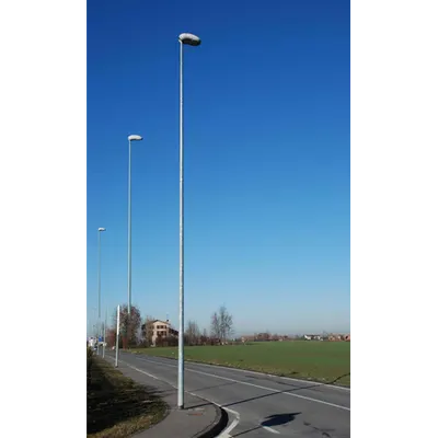 Stalp conic cu flansa h-9m