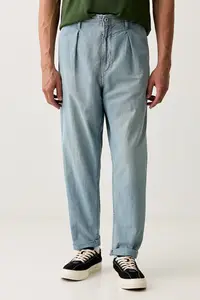 G-Star blugi relaxed fit pentru bărbați Pleated Chino Denim Relaxed Tapered