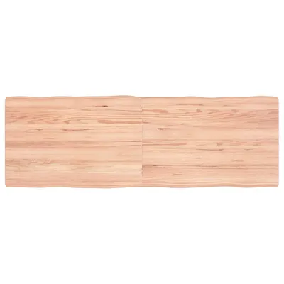 vidaXL Blat masă, 120x40x(2-4) cm, maro, lemn tratat contur organic