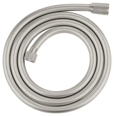 Furtun dus Grohe SilverFlex, 1/2'' x 1/2'', 1.75 m, mat, otel satinat, 28388DC0