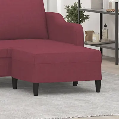 Gossi taburet, rosu vin, 70x55x41 cm, material textil