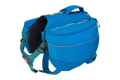 Rucsac caini Approach Ruffwear, albastru, cu ham integrat, elemente reflectorizante, marime M