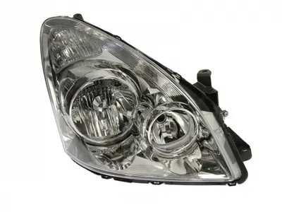 Far dreapta (HB3 HB4, electric, cu motoras, fundal argintiu, fundal transparent) TOYOTA COROLLA VERSO 2002-2004
