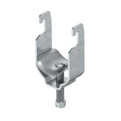 Clamp clip, single, metal pressure trough FT | Type 2056U M 40 FT