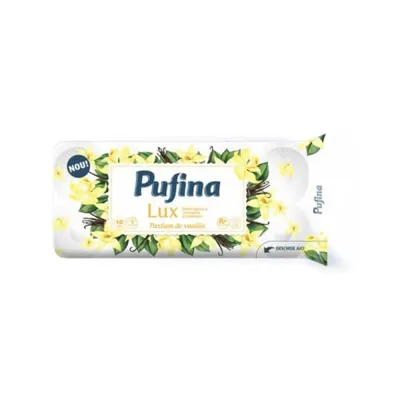 Hartie Igienica Pufina Lux, Vanilie, 3 Straturi, 10 Role