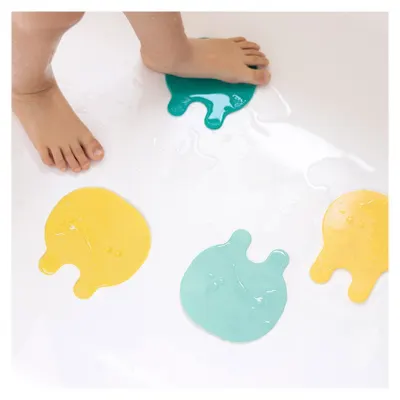Meduze antiderapante pentru baie Grippi 8 piese