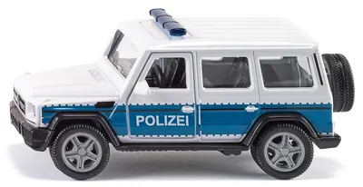 Mașinuță din metal Siku Super - Jeep de politie Mercedes-AMG G65