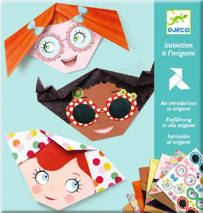 Set pentru origami Djeco - Fete frumoase
