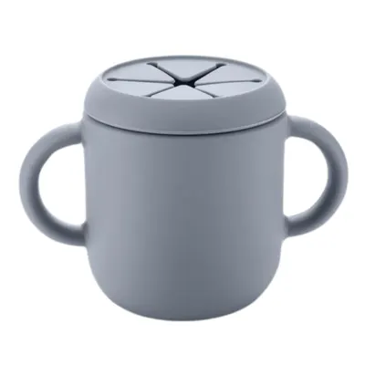 Cana din silicon 2 in 1 Reer Gri