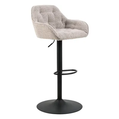 Scaune de bar gri-deschis rotative 2 buc. 109 cm Brooke – Actona