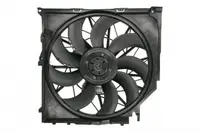Ventilator radiator (cu carcasa) potrivit BMW 1 (E81), 1 (E82), 1 (E87), 1 (E88), 3 (E90), 3 (E91), 3 (E92), 3 (E93), X3 (E83) 2.0D-3.0D 09.03-12.13