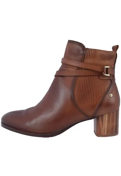 Ghete dama - din piele naturala - marca W1Z-8841-16-Q-21 - coniac - Maro cognac