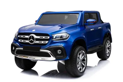 Masinuta electrica pentru copii, Mercedes X-Class 4x4 180W 12V 14Ah PREMIUM Albastru