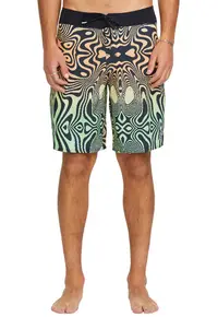 Pantaloni scurti de baie cu model abstract