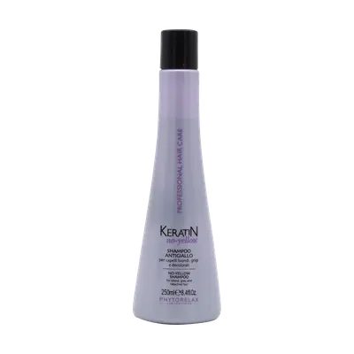 Sampon pentru par blond decolorat si grizonat No Yellow, 250ml, Phytorelax