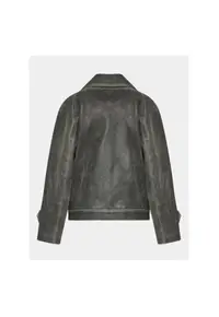 Geaca dama - Wardrobe - 303180300 - Piele ecologica - Gri - Gri
