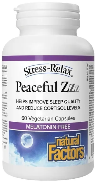 Stress-Relax Peaceful Zzz, 60 capsule, Natural Factors