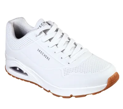 Pantofi universali 52458wht pentru întregul an albi bărbătești
