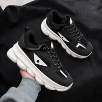 Adidasi barbati casual premium negri cu alb 209