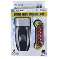 Far cu Stop pentru Bicicleta, QX-T0603, Incarcare prin USB, Z-tools