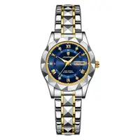 Ceas de dama Poedagar Luxury Fashion Casual Quartz Otel Argintiu Albastru