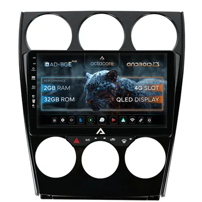 Navigatie Mazda 6 (2002-2008), Android, E-Octacore 2GB RAM + 32GB ROM, 9 Inch - AD-BGE9002+AD-BGRKIT321