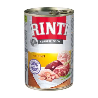 Hrana umeda pentru caini Rinti adult cu pui 400 g