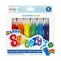 Pensule cu vopsea lichida Easy Squeezy - Set de 6