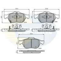 Set placute frana, frana disc COMLINE CBP31249
