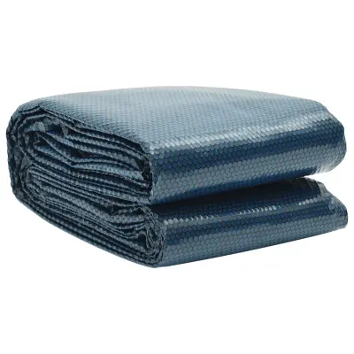 vidaXL Folie solară plutitoare piscină, 300 cm, PE, negru/albastru