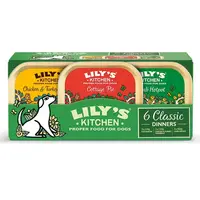 Lily's Kitchen Dog Classic Dinners Trays Multipack, 6x150 g