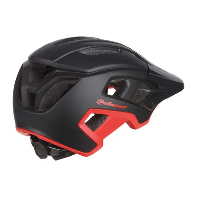 MOUNTAIN PRO Cască MTB Sport/Enduro NEGRU/ROȘU MAT