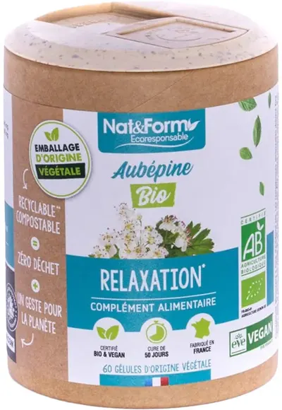 Extract de păducel, 60 capsule, Nat&Form