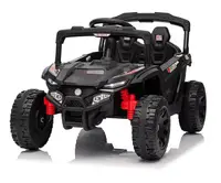 Masinuta electrica pentru copii Nichiduta Sport Speed Black 12V cu telecomanda 2.4G,motoare 2x35w,lumini led,usi cu deschidere,slow start,roti robuste din plastic cu suspensii pe spate