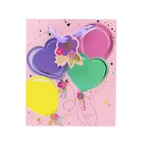 Punga cadou M hartie pastel balloons