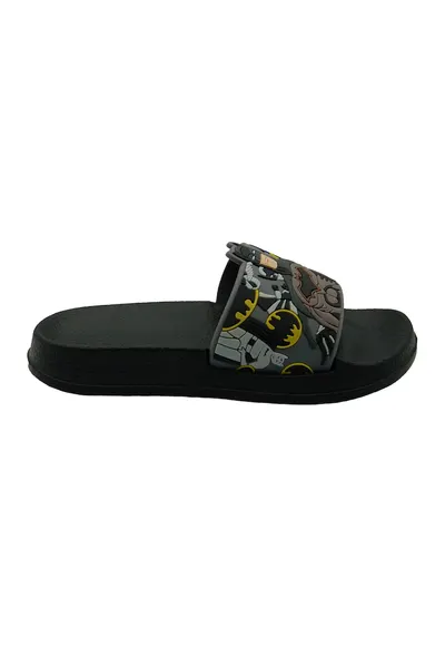 Papuci cu model Batman - Negru/Gri