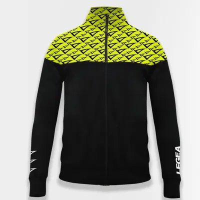 Bărbați Running Giacca Arkansas Traspirant Antivânt cu Cappuccio Negru-Galben