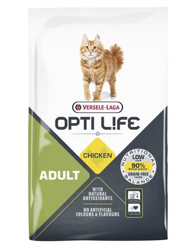 VERSELE-LAGA Opti Life Cat Adult Chicken 7.5 kg Hrana uscata pisici adulte, cu pui