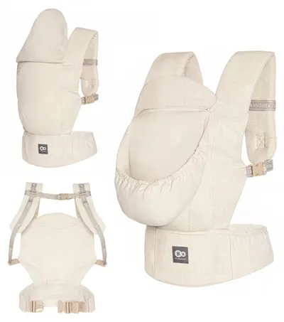 Rucsac ergonomic pentru bebeluși KinderKraft - Elara, Beige