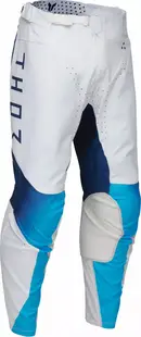 Pantaloni atv cross copii Thor LaunchMode Forge, culoare alb albastru, marime 20