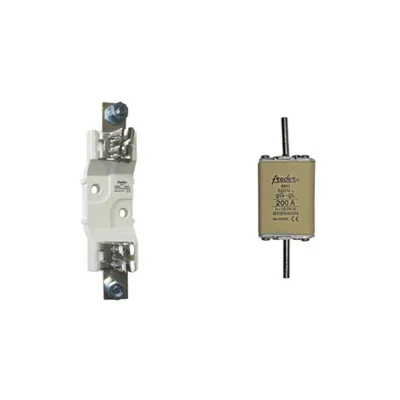 Pachet Soclu MPR NO 1 (250A, 690V) + Sigurante MPR NH GG/GL NO 1 (200A) - Protectie Industriala