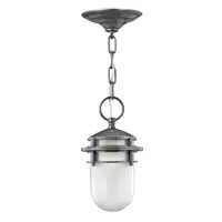 Lampa suspendata Reef 1 Light Chain Lantern – Hematite