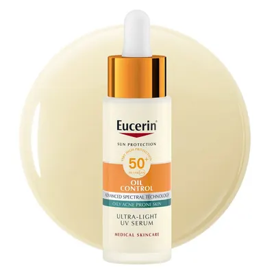 Serum de față Oil Control cu SPF 50+, 30 ml, Eucerin