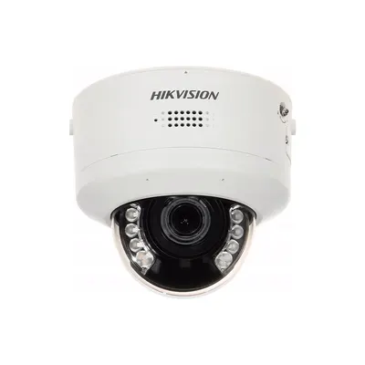 Camera supraveghere IP Dome PTZ motorizata cu iluminare duala Hikvision ColorVu DS-2CD2747G2H-LIPTRZS2U/SL, 4 MP, 2.8-12 mm, IR/lumina alba 40 m, microfon si difuzor, alarma audio/stroboscop, slot card, PoE
