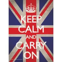 Keep Calm and Carry On Postcard, Pyramid
