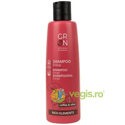 Sampon Energizant cu Cafea si Masline Rich Elements Ecologic/Bio 250ml