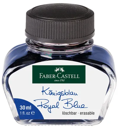 Cerneala pentru stilou Faber-Castell - Albastro, 30 ml
