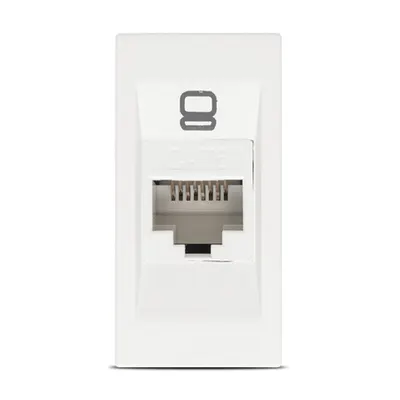 Moda Voice, priza UTP CAT6e 1M, alb mat, Elbi